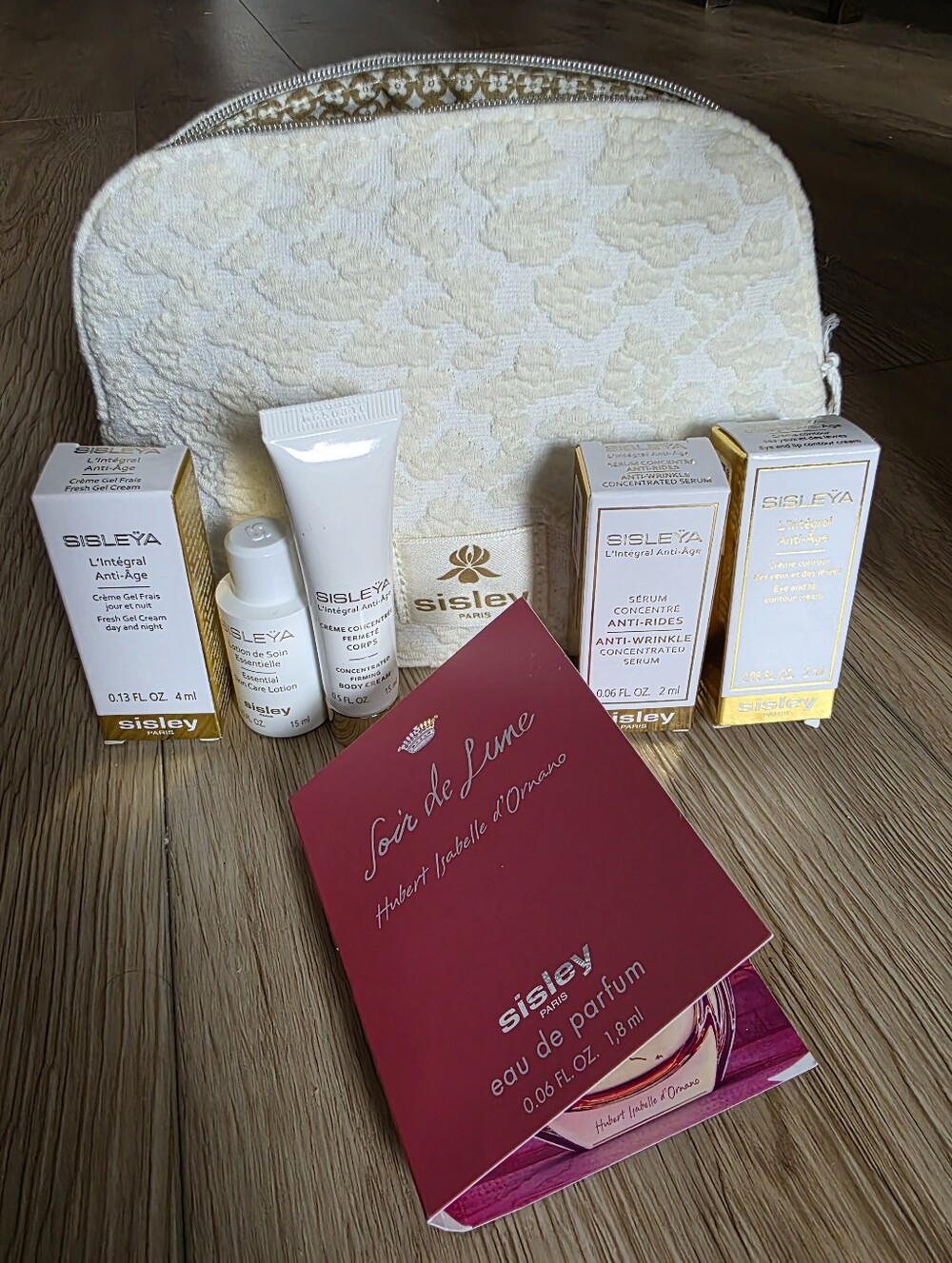 New Sisley Paris Sisleya L'Intégral Anti-age travel 7 Pcs Luxury Discovery set